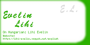 evelin lihi business card